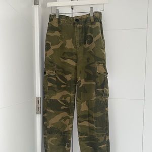 Camouflage cargo pants